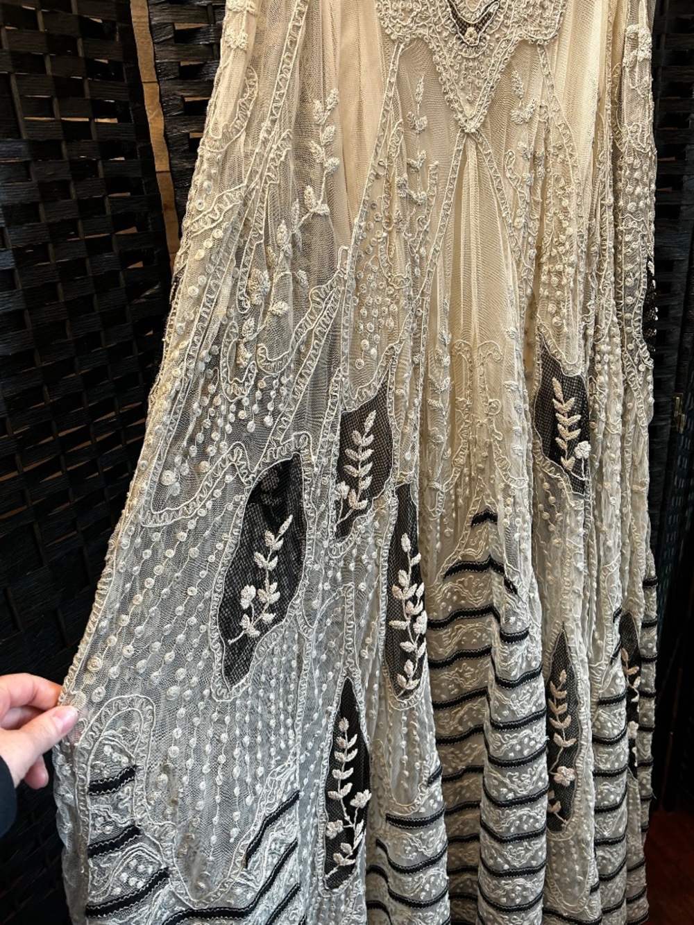 NWT Free People Ethereal Lace Vintage Dress - Picture 2 of 10